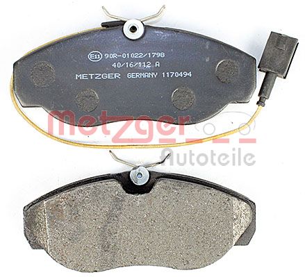METZGER 1170494 Bremsbelagsatz, Scheibenbremse
